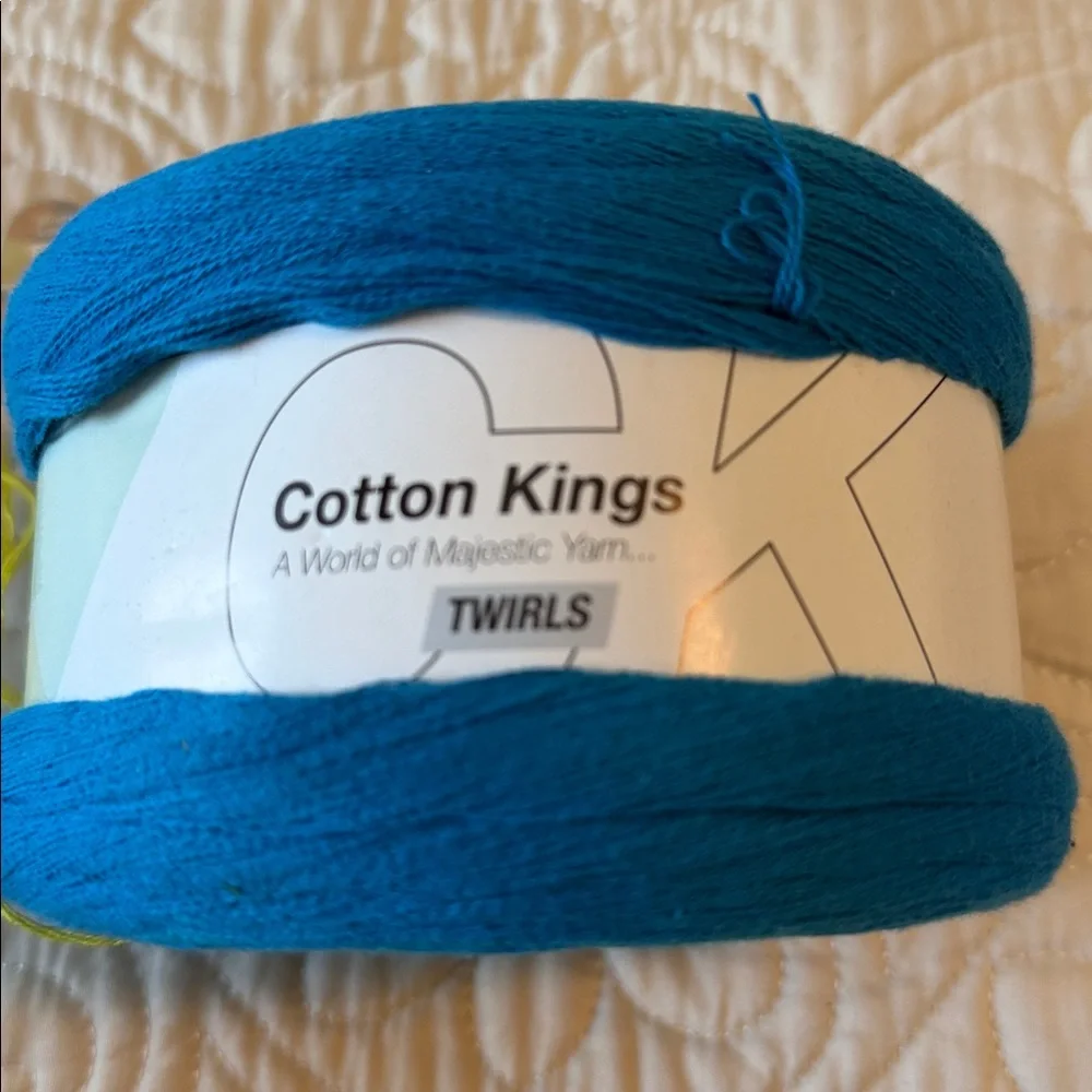 Vibrant Blue and Yellow Yarn - Picture 5 of 5